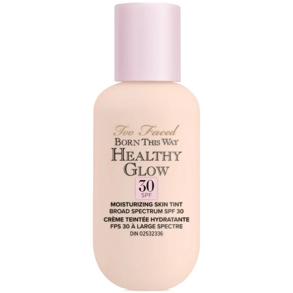 Shade SNOW Too Faced Born This Way Healthy Glow SPF 30 Skin Tint Foundation